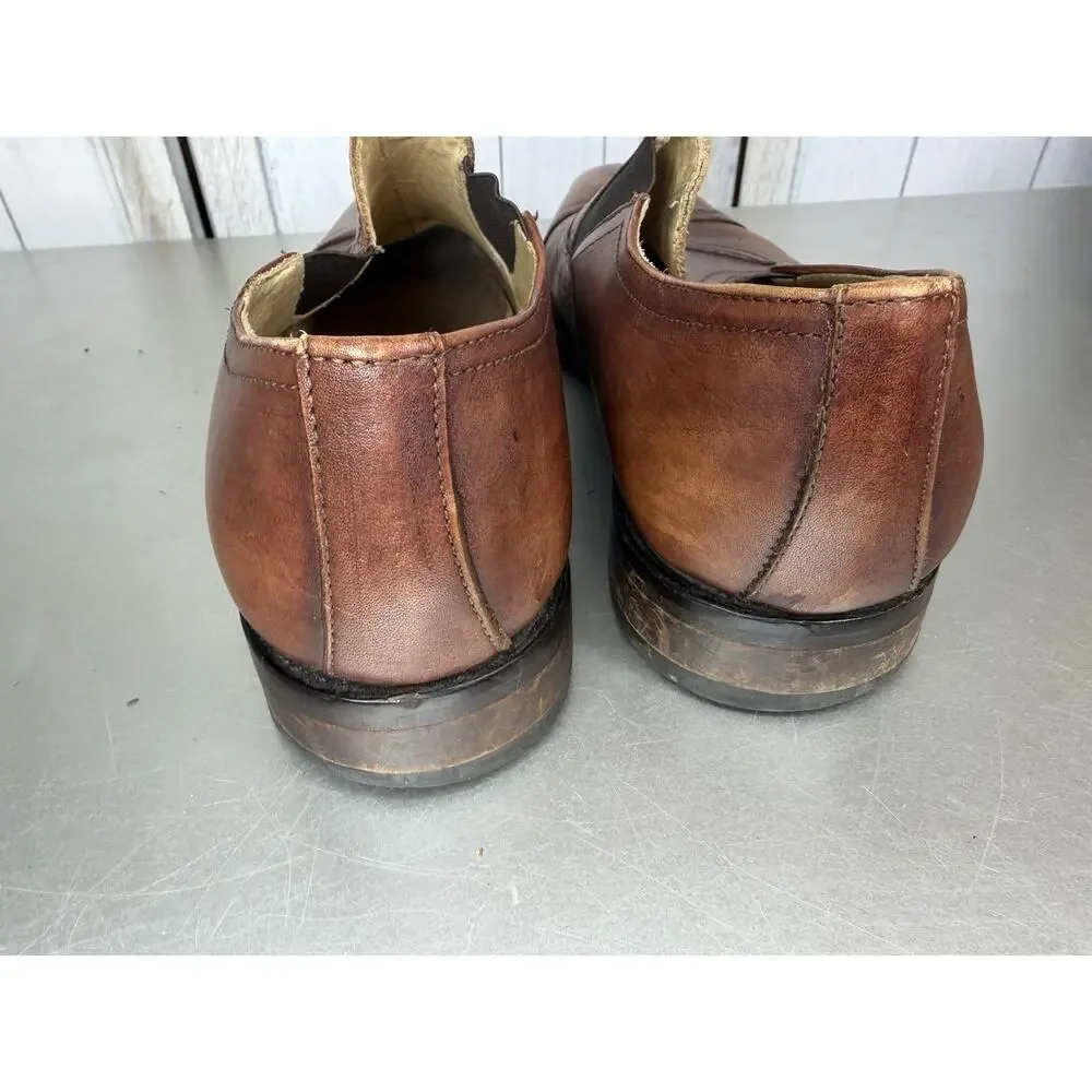 To Boot New York Shoes Mens Size 10.5 Brown Leather Loafers Dress Italian